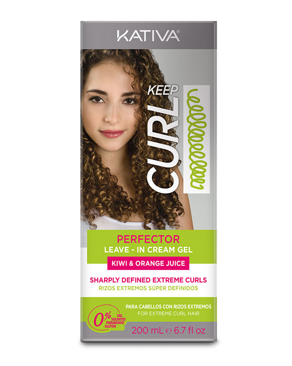 Kativa Keep Curl Champú Cabellos con Rizos Naturales o Con Permanente 250  ml, Cabello Rizado, Definición y Limpieza, Champú Sin Sulfatos ni  Parabenos