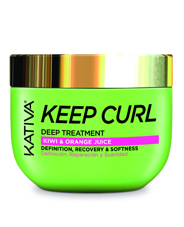 Kativa Keep Curl Champú Cabellos con Rizos Naturales o Con Permanente 250  ml, Cabello Rizado, Definición y Limpieza, Champú Sin Sulfatos ni  Parabenos